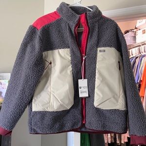 Figs Sherpa jacket